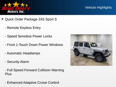 2024 Jeep Wrangler Sport S