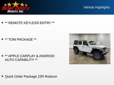 2025 Jeep Wrangler Rubicon 4X4