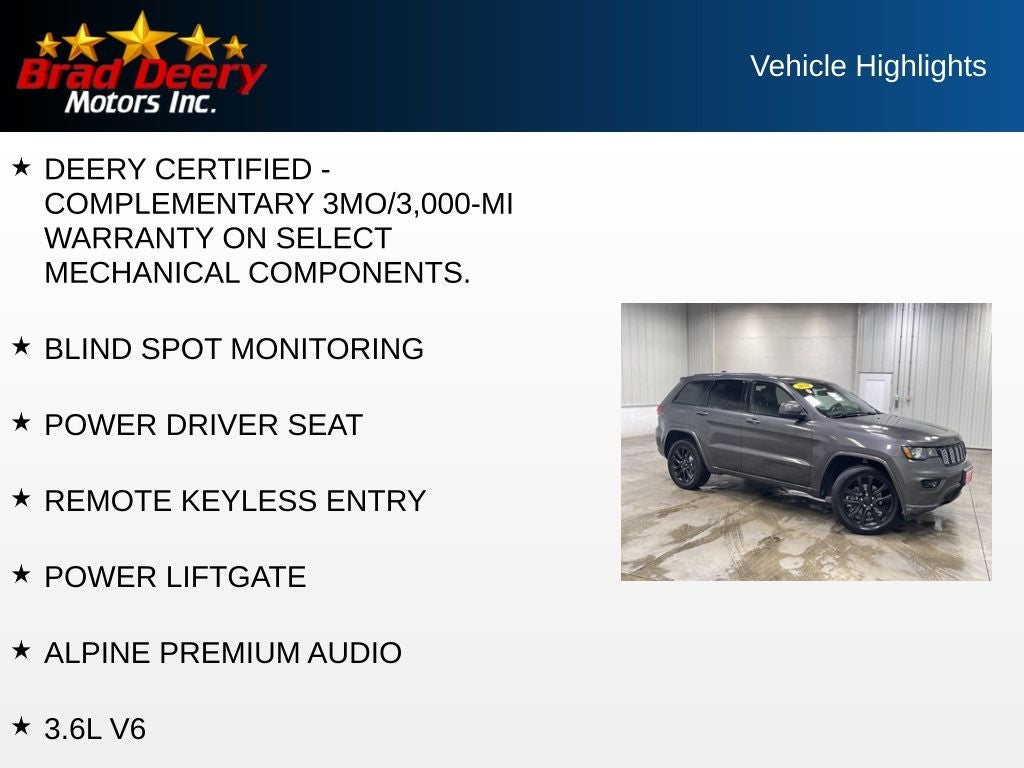 2020 Jeep Grand Cherokee Altitude