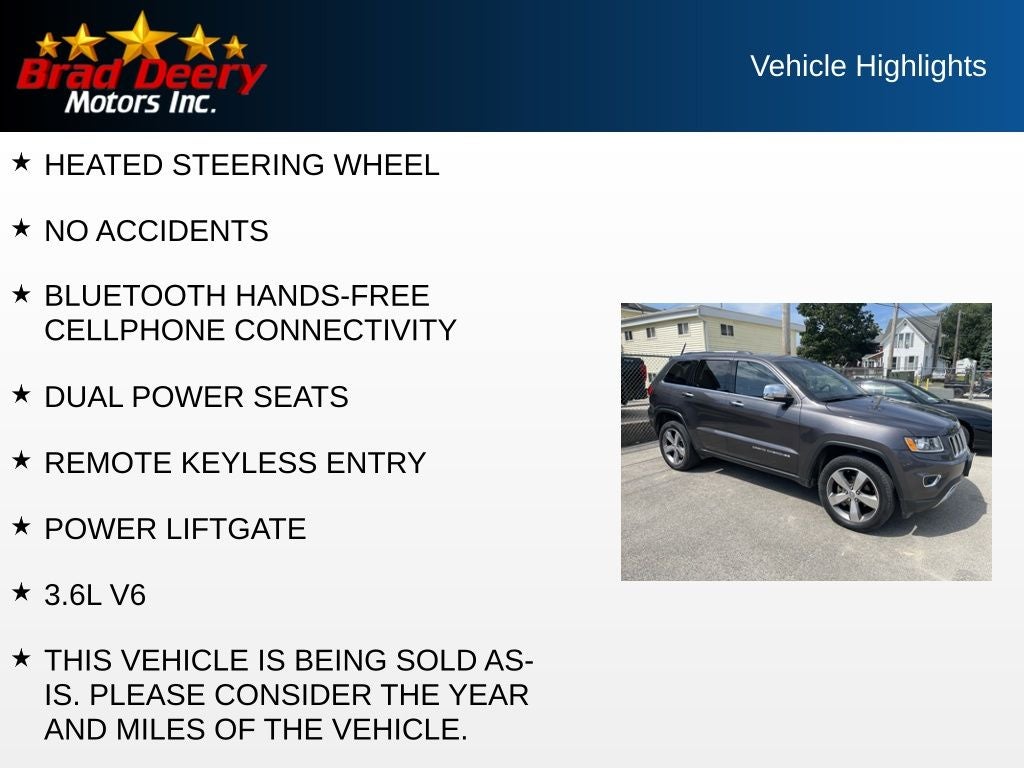 2016 Jeep Grand Cherokee Limited