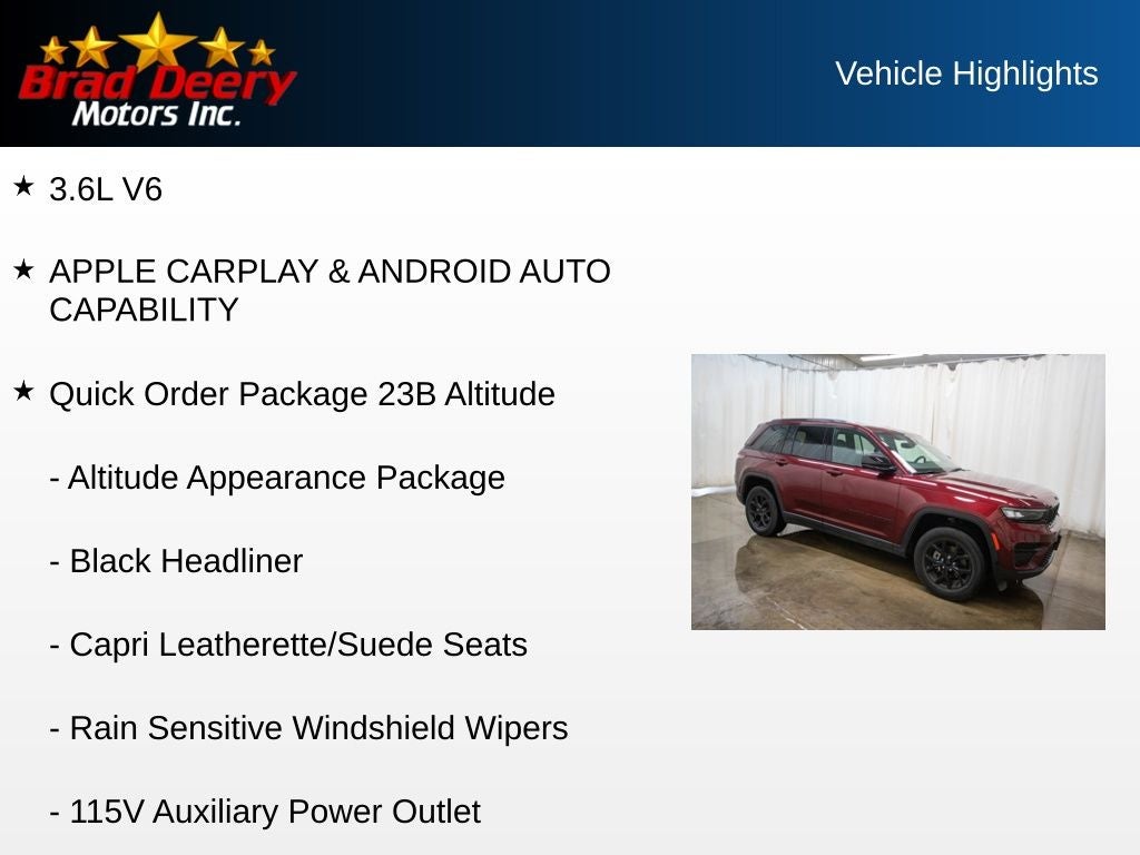 2024 Jeep Grand Cherokee Altitude