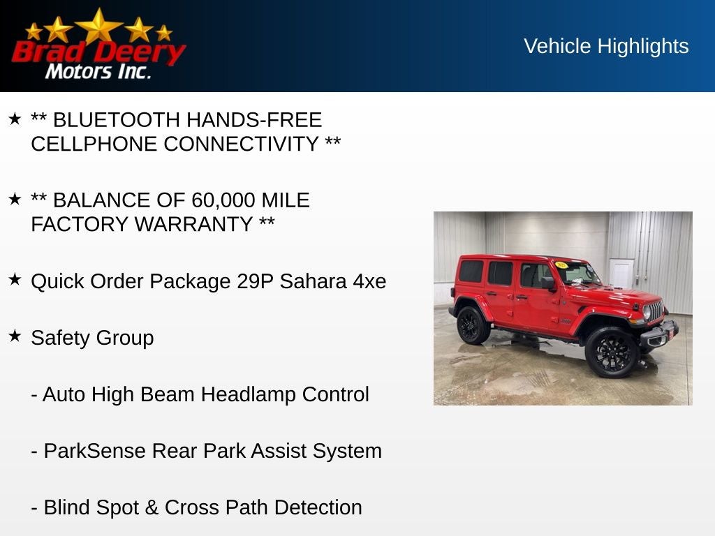 2025 Jeep Wrangler Sahara 4xe