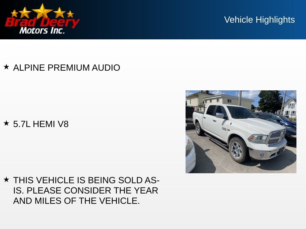 2017 RAM 1500 Laramie