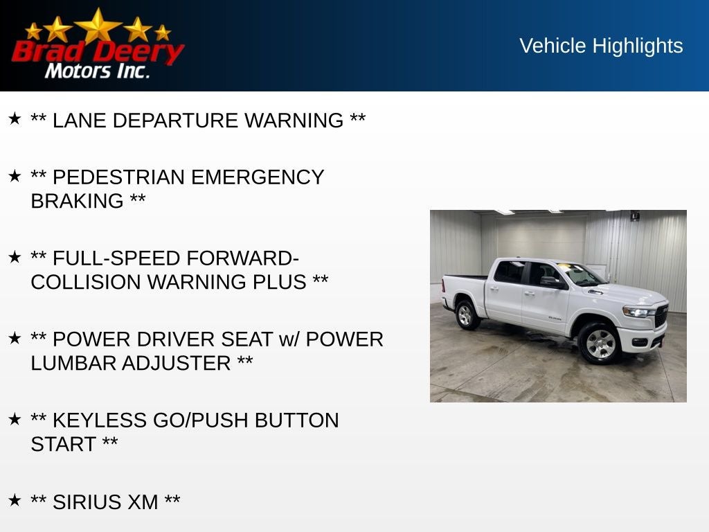 2025 RAM 1500 Big Horn/Lone Star