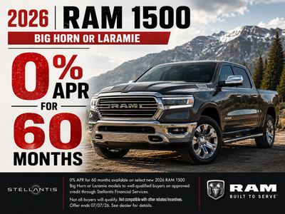 2026 RAM 1500 Big Horn/Lone Star