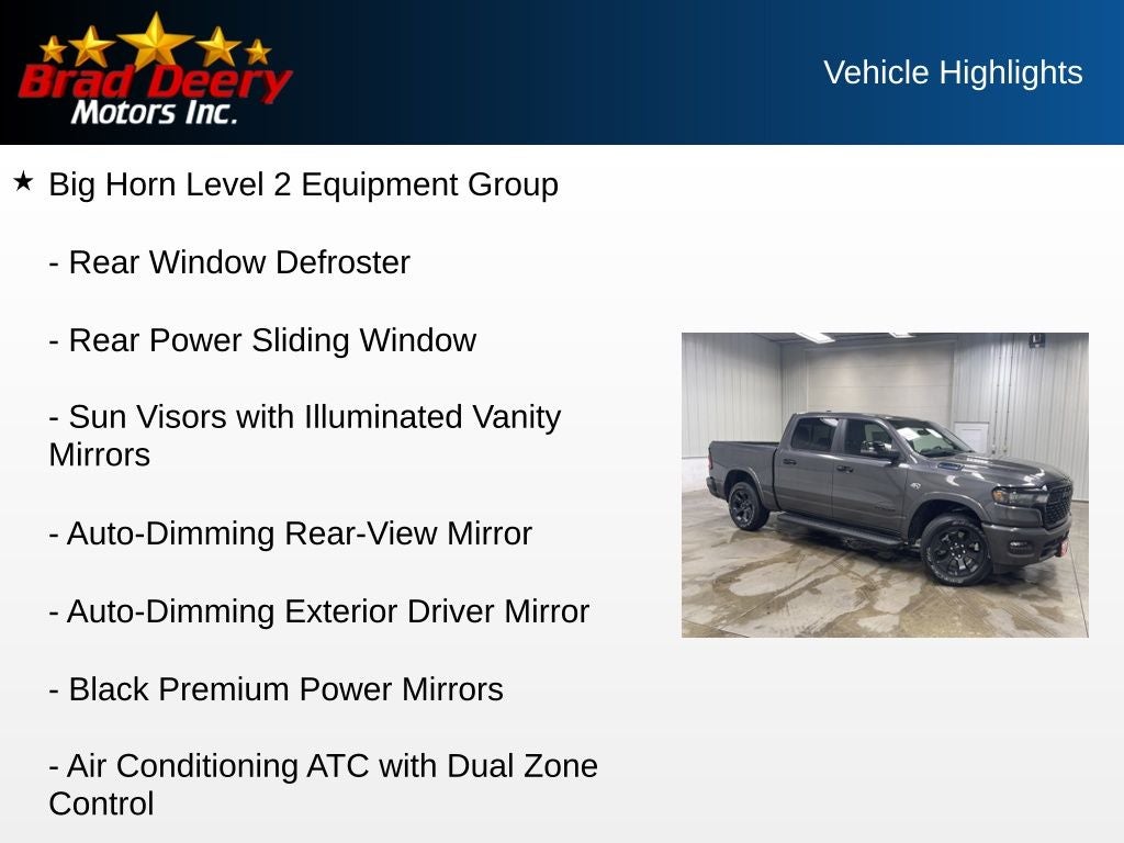 2026 RAM 1500 Big Horn/Lone Star