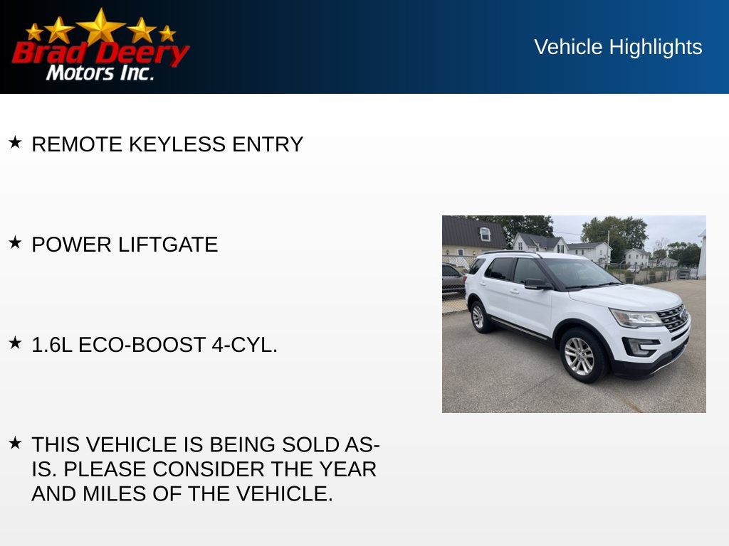 2017 Ford Explorer XLT