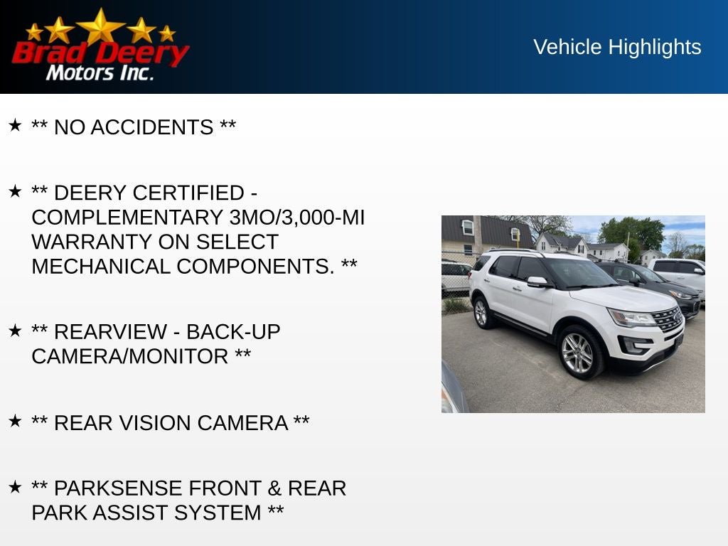 2017 Ford Explorer Limited 4WD