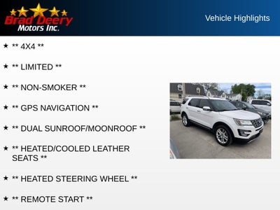 2017 Ford Explorer Limited 4WD