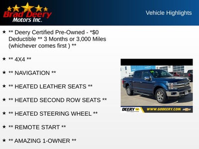 2019 Ford F-150 Lariat Crew Cab 4X4