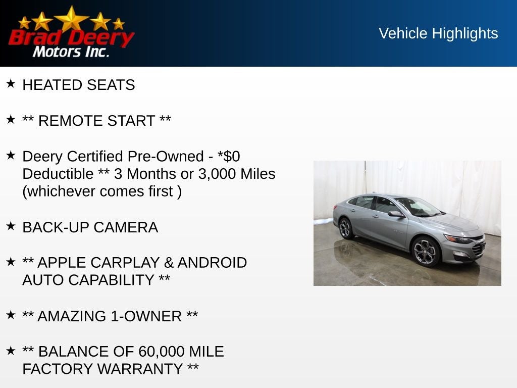 2024 Chevrolet Malibu LT 1LT