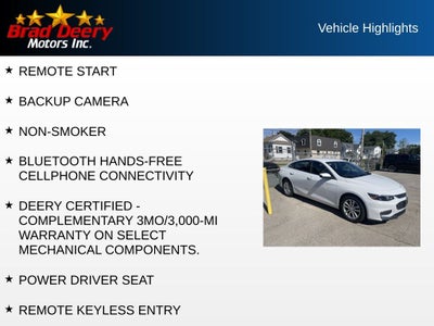 2017 Chevrolet Malibu LT 1LT