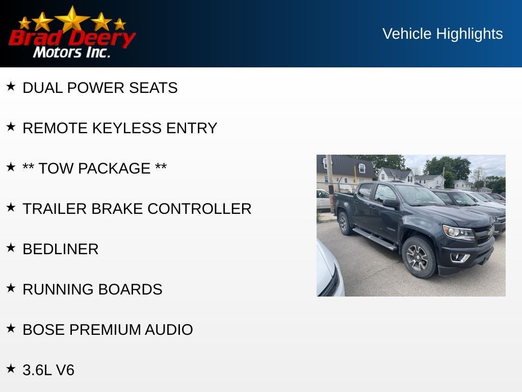 2017 Chevrolet Colorado Z71