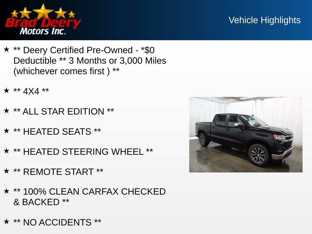 2024 Chevrolet Silverado 1500 LT Crew Cab 4X4