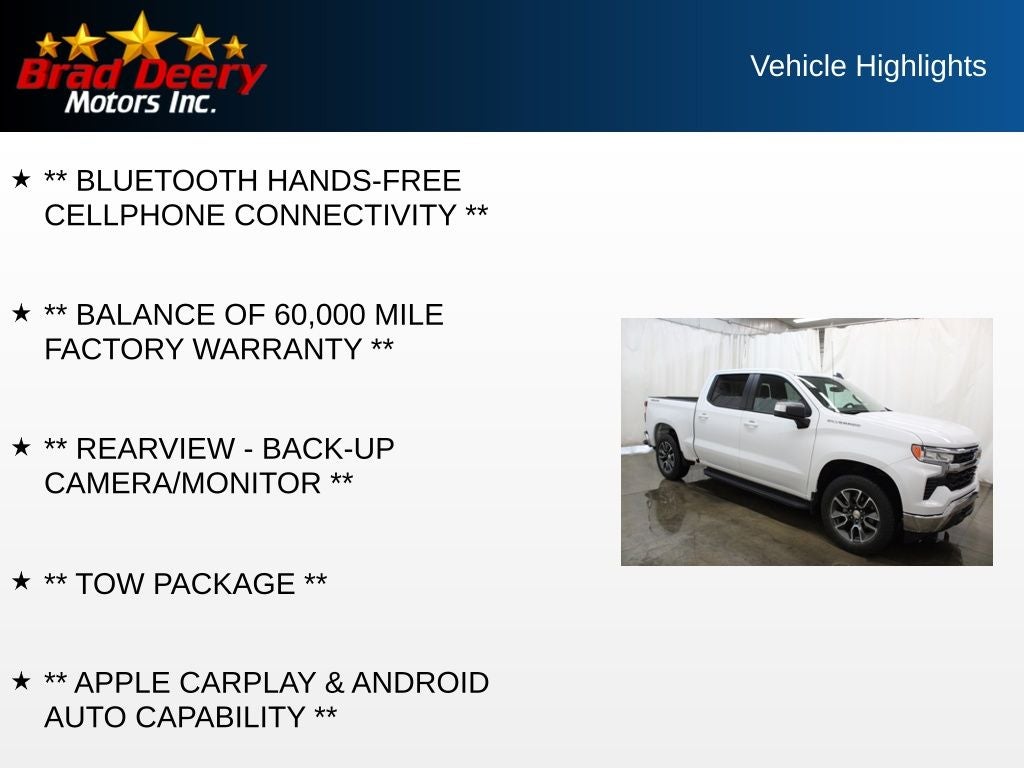 2024 Chevrolet Silverado 1500 LT Crew Cab 4X4