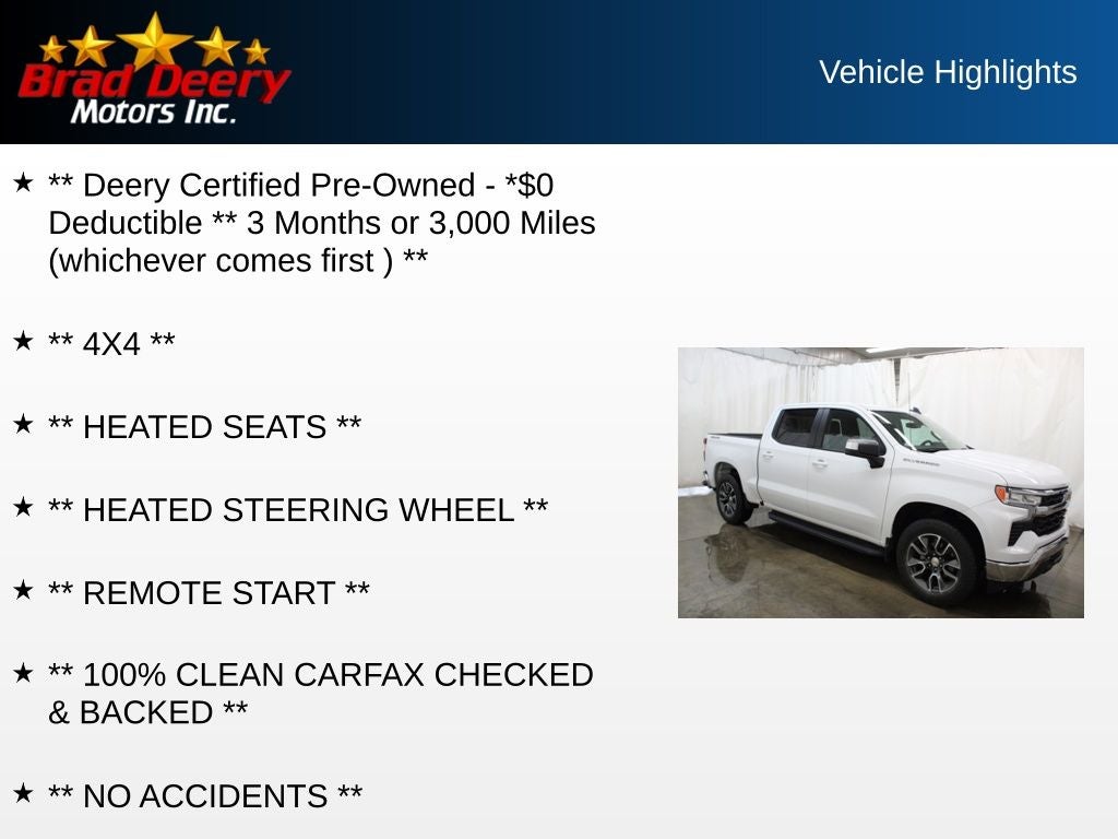 2024 Chevrolet Silverado 1500 LT Crew Cab 4X4