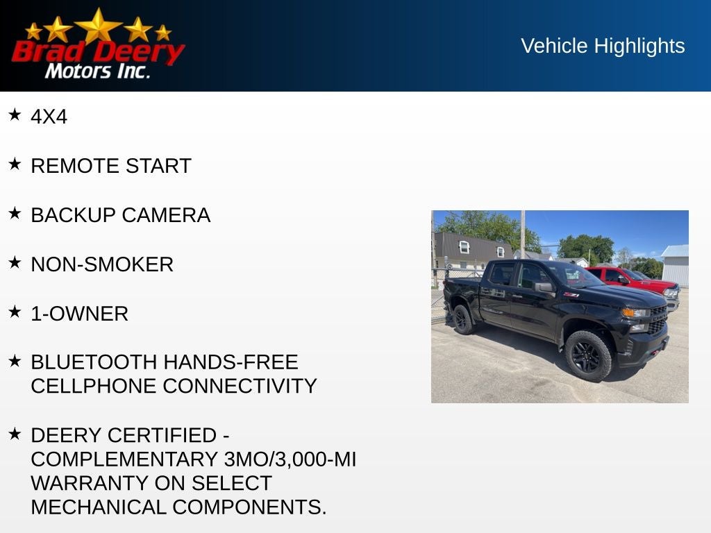 2019 Chevrolet Silverado 1500 Custom Trail Boss
