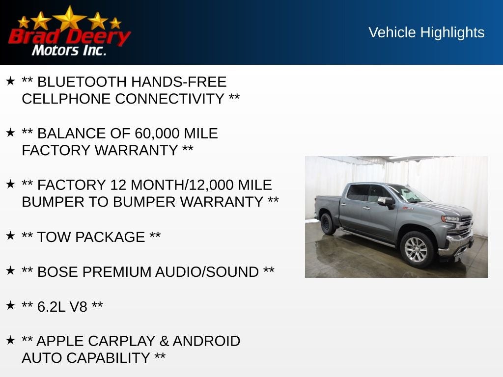 2020 Chevrolet Silverado 1500 LTZ Crew Cab 4X4