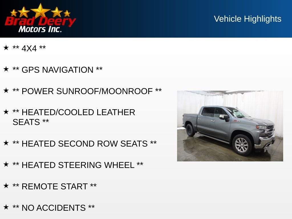 2020 Chevrolet Silverado 1500 LTZ Crew Cab 4X4