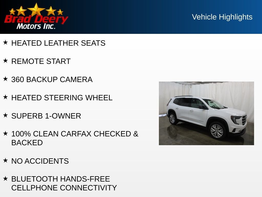 2026 GMC Acadia Elevation