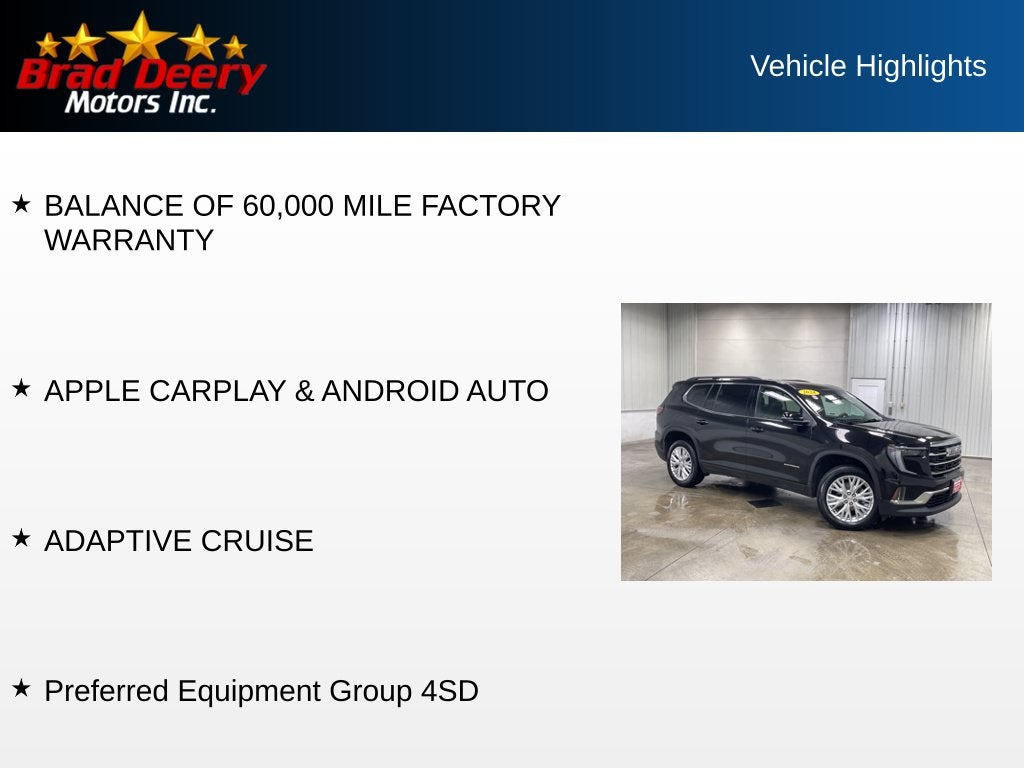 2024 GMC Acadia Elevation