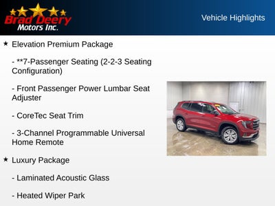 2026 GMC Acadia Elevation