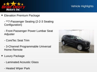 2026 GMC Acadia Elevation