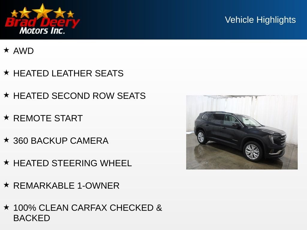 2026 GMC Acadia Elevation