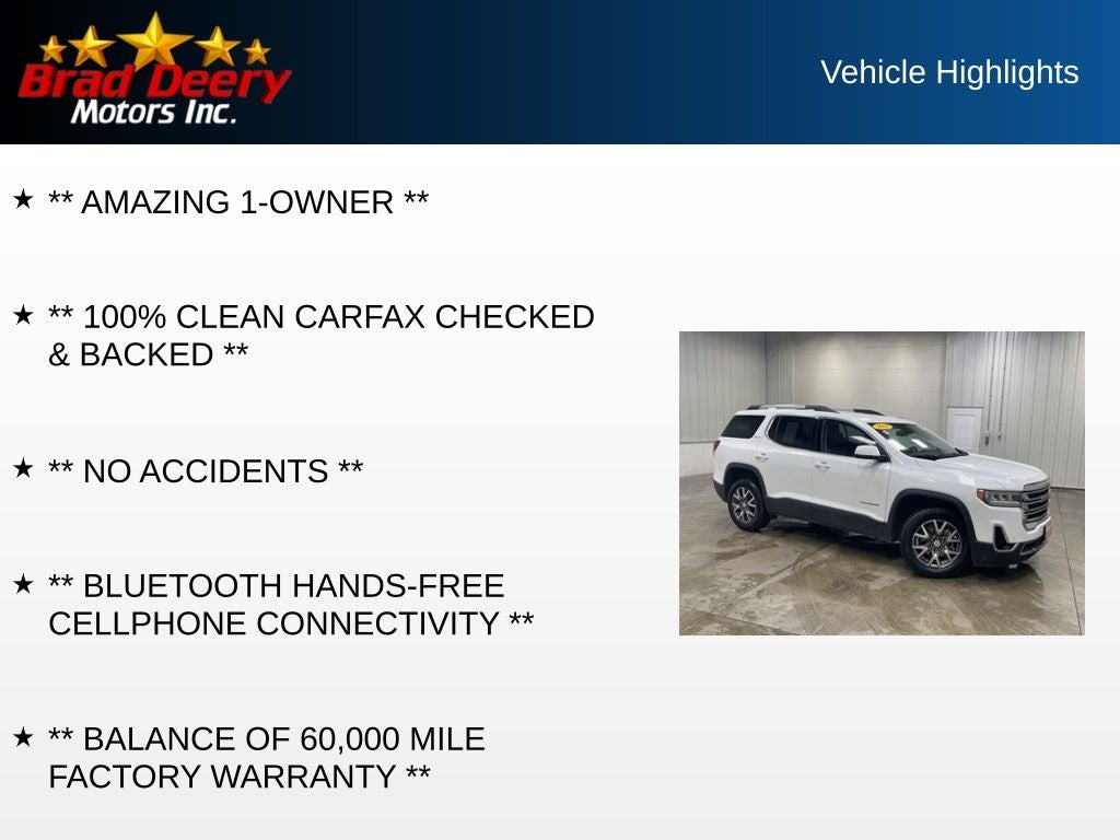 2023 GMC Acadia SLT