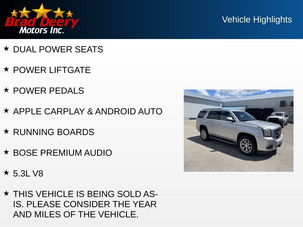 2020 GMC Yukon SLE