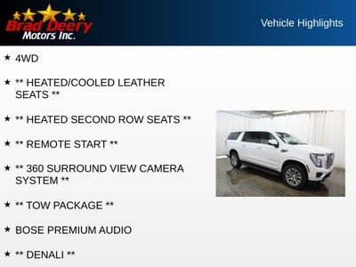 2025 GMC Yukon XL Denali 4WD