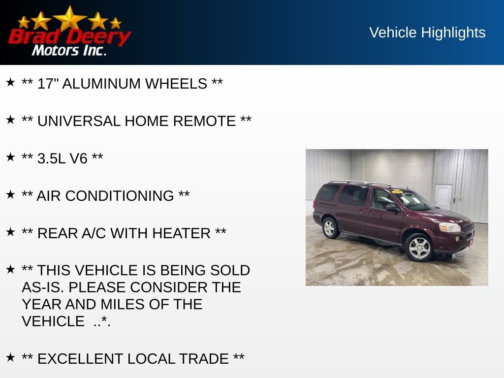 2006 Chevrolet Uplander 3LT