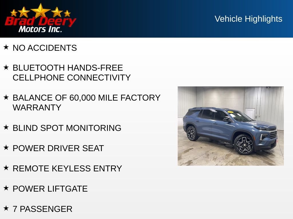 2025 Chevrolet Traverse LT