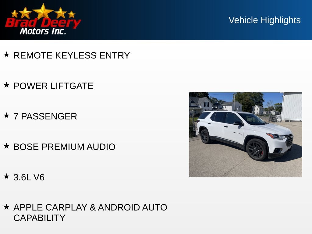2019 Chevrolet Traverse Premier