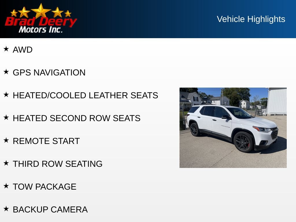 2019 Chevrolet Traverse Premier