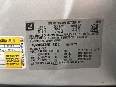 2016 Chevrolet Traverse LT 1LT