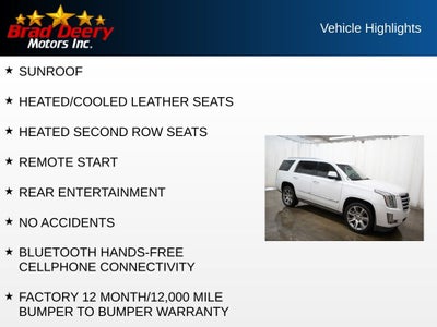 2016 Cadillac Escalade Premium