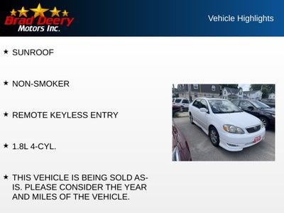 2005 Toyota Corolla S