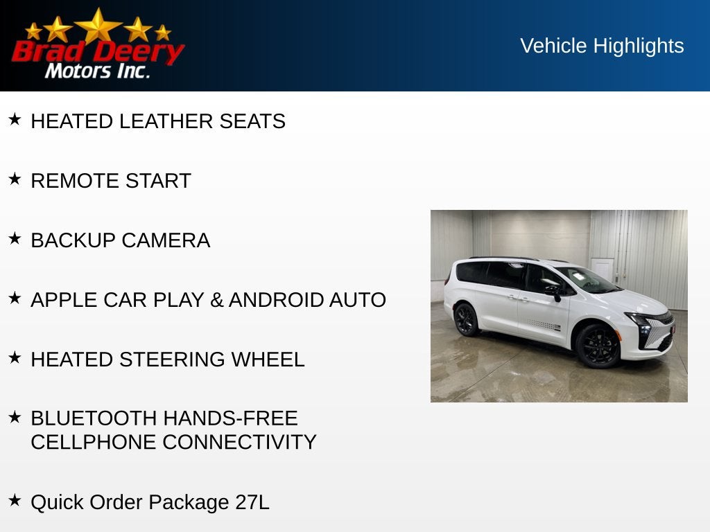 2027 Chrysler Pacifica Select