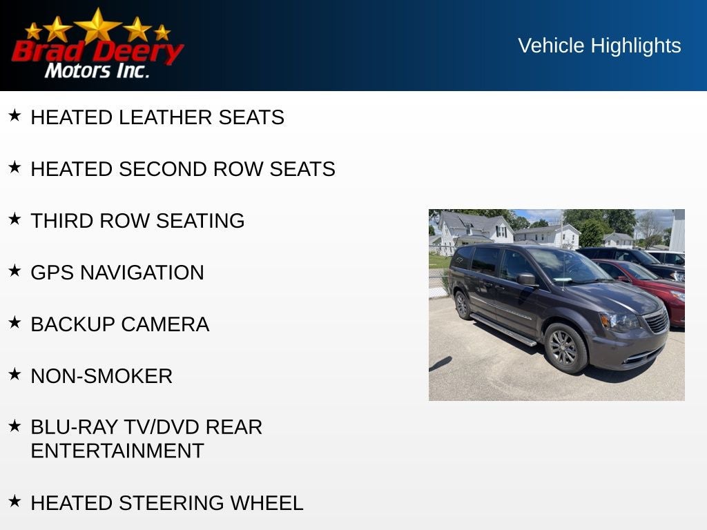 2015 Chrysler Town & Country S