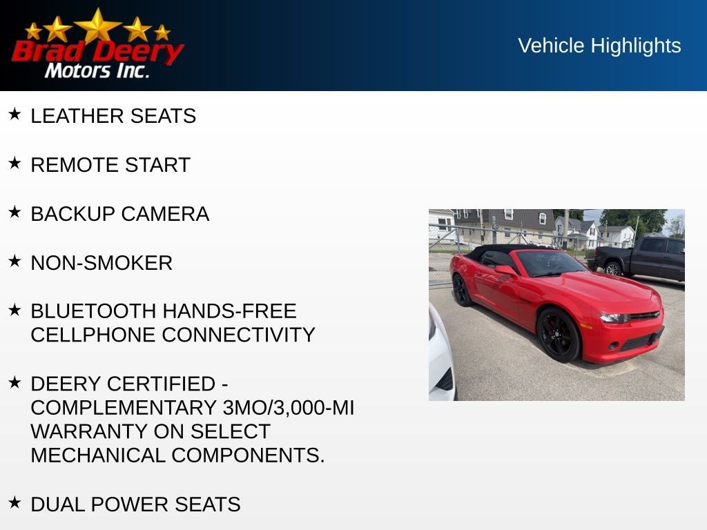 2015 Chevrolet Camaro 1LT