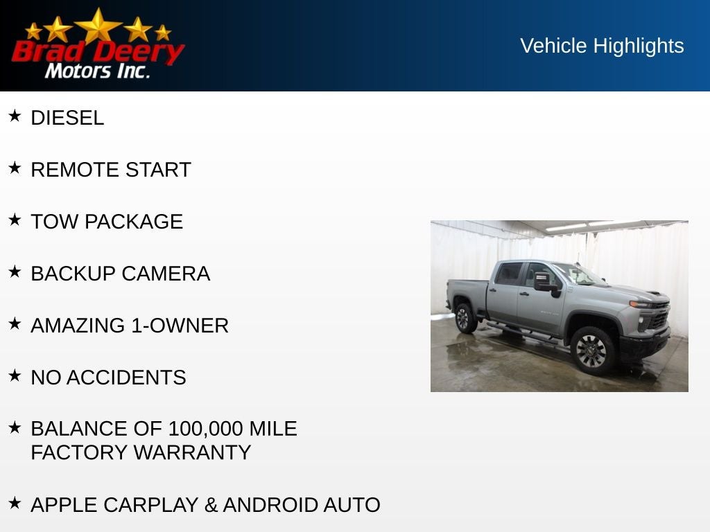 2025 Chevrolet Silverado 2500HD Custom
