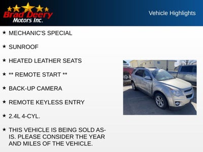 2015 Chevrolet Equinox LT 2LT