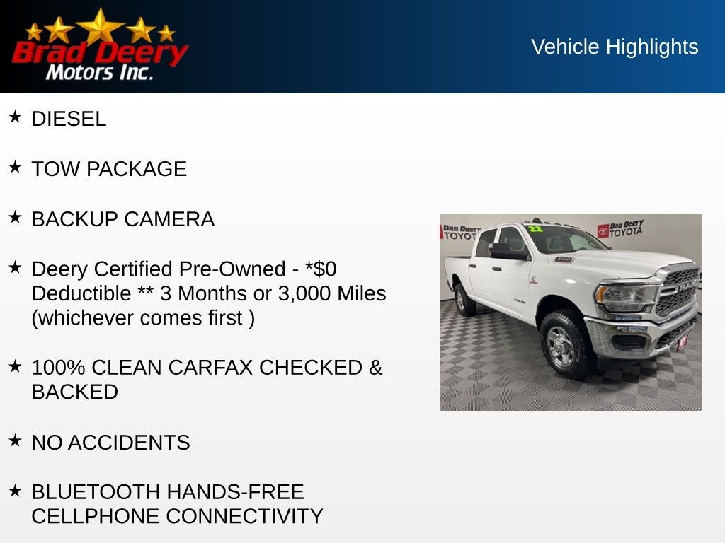 2022 RAM 3500 Tradesman