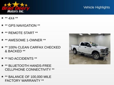 2025 RAM 2500 Big Horn Crew Cab 4X4 Diesel