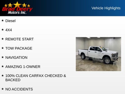 2025 RAM 2500 Big Horn Crew Cab 4X4 Diesel