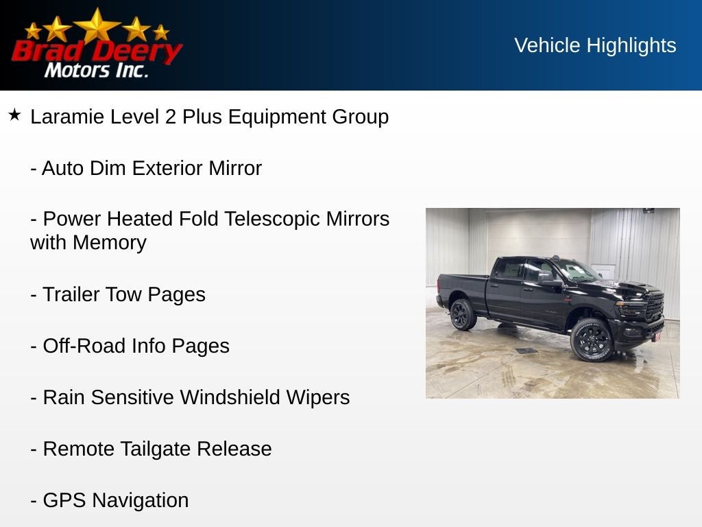 2026 RAM 2500 Laramie