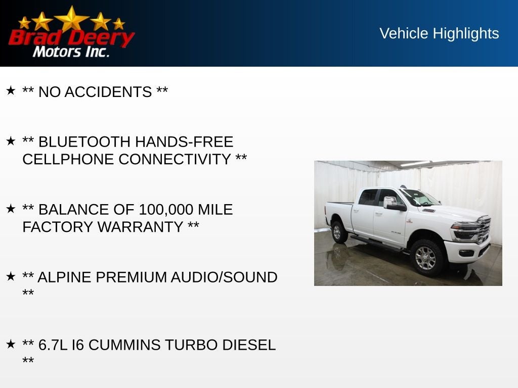2026 RAM 2500 Laramie Crew Cab 4X4 Diesel