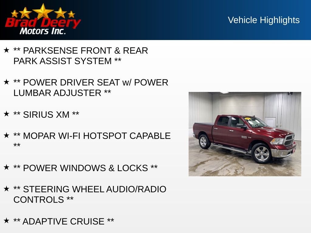 2017 RAM 1500 Big Horn