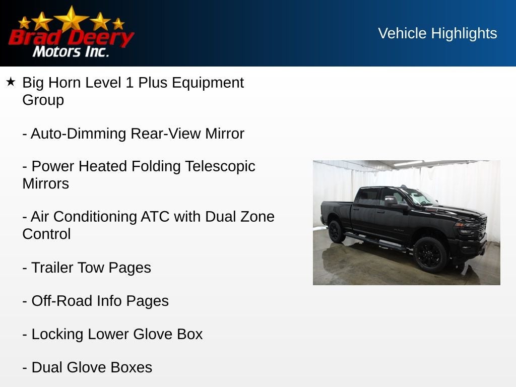 2026 RAM 2500 Big Horn